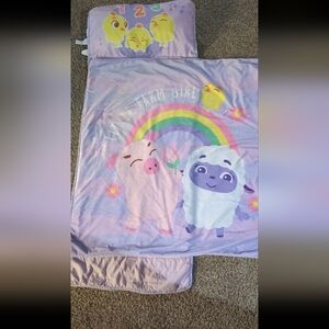 Kids Farm Animal Napping Mat - Purple